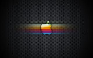 Картинка Apple, сетка, цвета, logo