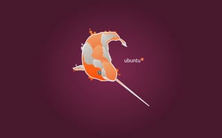 Картинка убунту, unity, natty narwhal, linux, линукс, ubuntu, 11.04