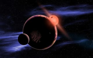 Картинка Kepler, sun, planet, 452 b