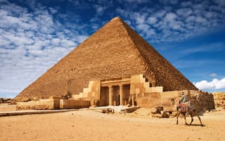 Картинка Египет, архитектура, Egypt, пейзаж, пирамида