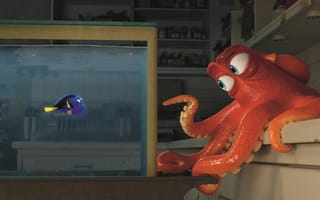 Картинка Pixar, octopus, eyes, medicine, aquarium, Hank, animal, fish
