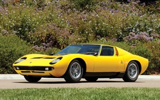Картинка Lamborghini, желтое, Miura P400 S, классика, 1969, легенда, авто