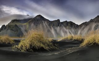 Обои небо, Исландия, горы