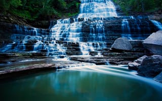 Картинка Albion Falls, водопад, каскад, Hamilton, Ontario