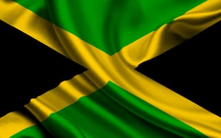 Обои jamaica, ямайка, флаг