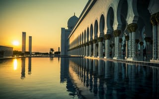 Картинка Grand Mosque, Abu Dhabi, город