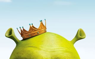 Картинка мультфильм, шрек, Shrek 3, корона