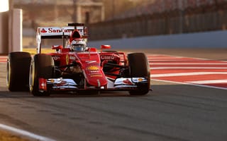 Картинка Ferrari, Formula 1, Передок, Kimi Raikkonen, SF15-T