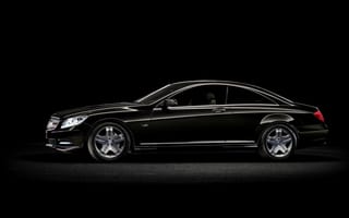 Картинка mercedes, CL-Class, черный, benz