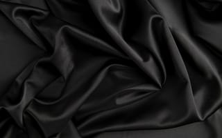 Обои шелк, сатин, текстура, складки, черная, ткань