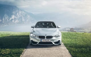 Картинка German, Austria, Car, Sport, Front, BMW, Fog