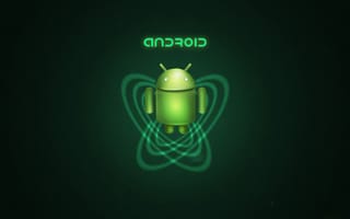 Картинка android, андроид, green