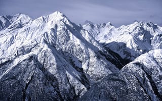 Картинка горы, Известняковые, 34alex Photography, Январь, Северные, Австрия, зима, Альпы, южная граница Германии