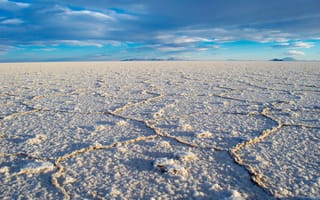 Картинка поверхность, природа, Salar de Uyuni, узор, Перу, соль, солончаки