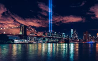 Картинка City, 9/11, Center, New-York, World, Trade, Manhattan, Bridge