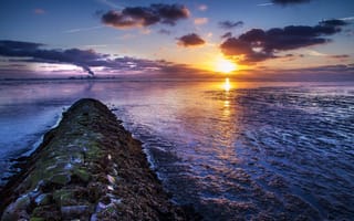 Картинка закат, Море, sunset, sea
