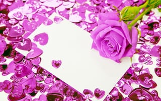 Картинка сердечки, 8 марта, бутон, розы