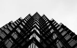 Картинка windows, design, black and white, lines, Barcelona, architecture, Spain, buildings