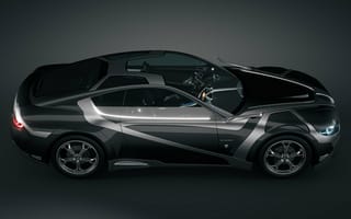 Картинка Tronatic, Concept Car, Sunroof, Carbon, Car, Everia, 3D Car