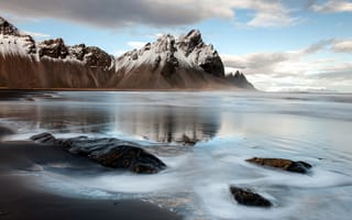 Картинка Iceland, Auster-Skaftafellssysla, горы, пейзаж, лёд
