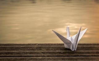 Картинка бумага, журавли, оригами