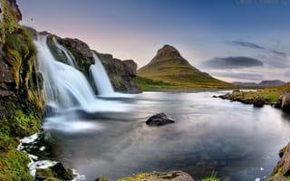 Картинка Исландия, Kirkjufell, вулкан, гора, By Ù…Ø¹Ø¶Ø§Ø¯