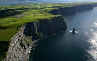 Картинка берег, обрыв, Ирландия