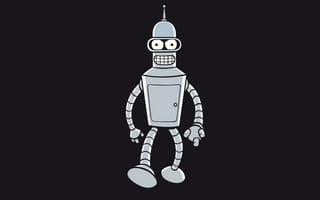 Картинка робот, Бендер, Futurama, Футурама, Bender Bending Rodriguez