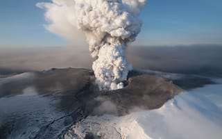 Картинка вулкан, пепел, извержение, дым