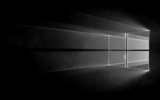 Картинка черный, windows, экран приветствия