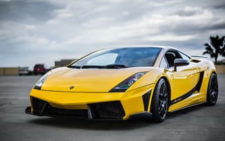 Картинка Lamborghini, Superleggera, Gallardo, передок, Supercar, Yellow