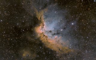 Картинка Цефей, скопление, Wizard Nebula, в созвездии, рассеянное