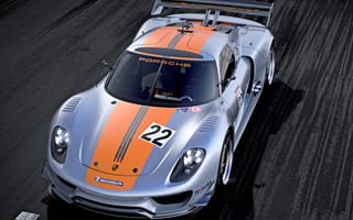 Картинка Porsche, RSR, car, Concept, передок, фары, 918
