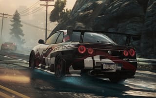 Обои Need for speed, Most Wanted, MW, NFS, Nissan Skyline GT-R, 2012