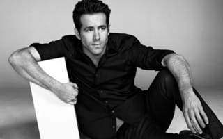 Картинка Ryan Reynolds, мужчина, Райан Рейнольдс, актер, черно-белое, рубашка