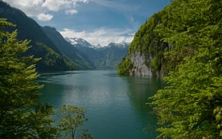 Картинка Природа, Горы, Озеро, Nature, Mountains, Lake