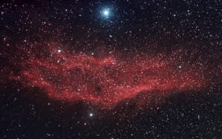 Картинка California Nebula, Туманность Калифорния, космос, звезды