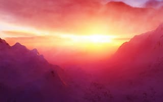 Картинка Закат, красота природы, очень красиво, прекрасно