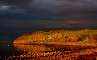 Картинка Cromarty, побережье, Кромарти, Cromarty Firth, пролив, Шотландия, утро, Scotland