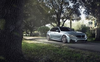 Картинка BMW, F80, Sport, Silver, M3, Car, 2015, German
