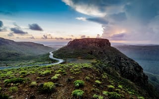 Картинка небо, облака, Испания, Canary Islands, Канарские острова, Montana Blanca, Spain