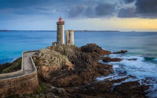 Обои hdr, ocean, lighthouse, Phare du petit minou