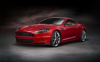Картинка Aston Martin, DBS, красная, Vanquish