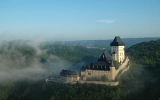 Картинка замок, Чехия, Karlštejn, Карлштейн