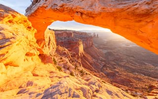 Картинка горы, скалы, Каньонлендс, Canyonlands National Park, Юта, США, арка