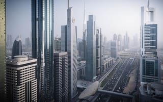Картинка город, ОАЭ, Дубай, улца