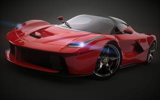 Картинка Ferrari, LaFerrari, 2014, Red