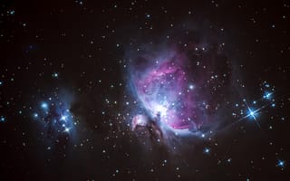 Картинка звезды, Orion, M42, Nebula, космос