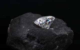Картинка black, carbon, diamond, shine