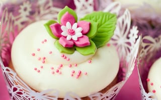 Картинка мини, розовый, сладкий, десерт
